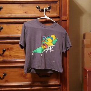 The Simpsons crop top
